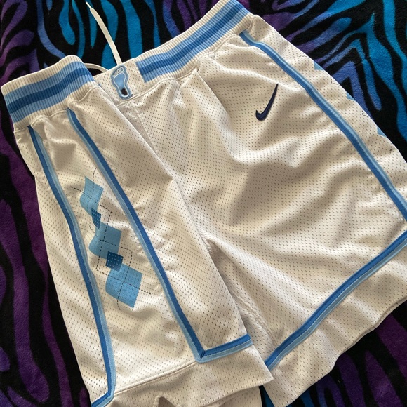 vintage unc basketball shorts